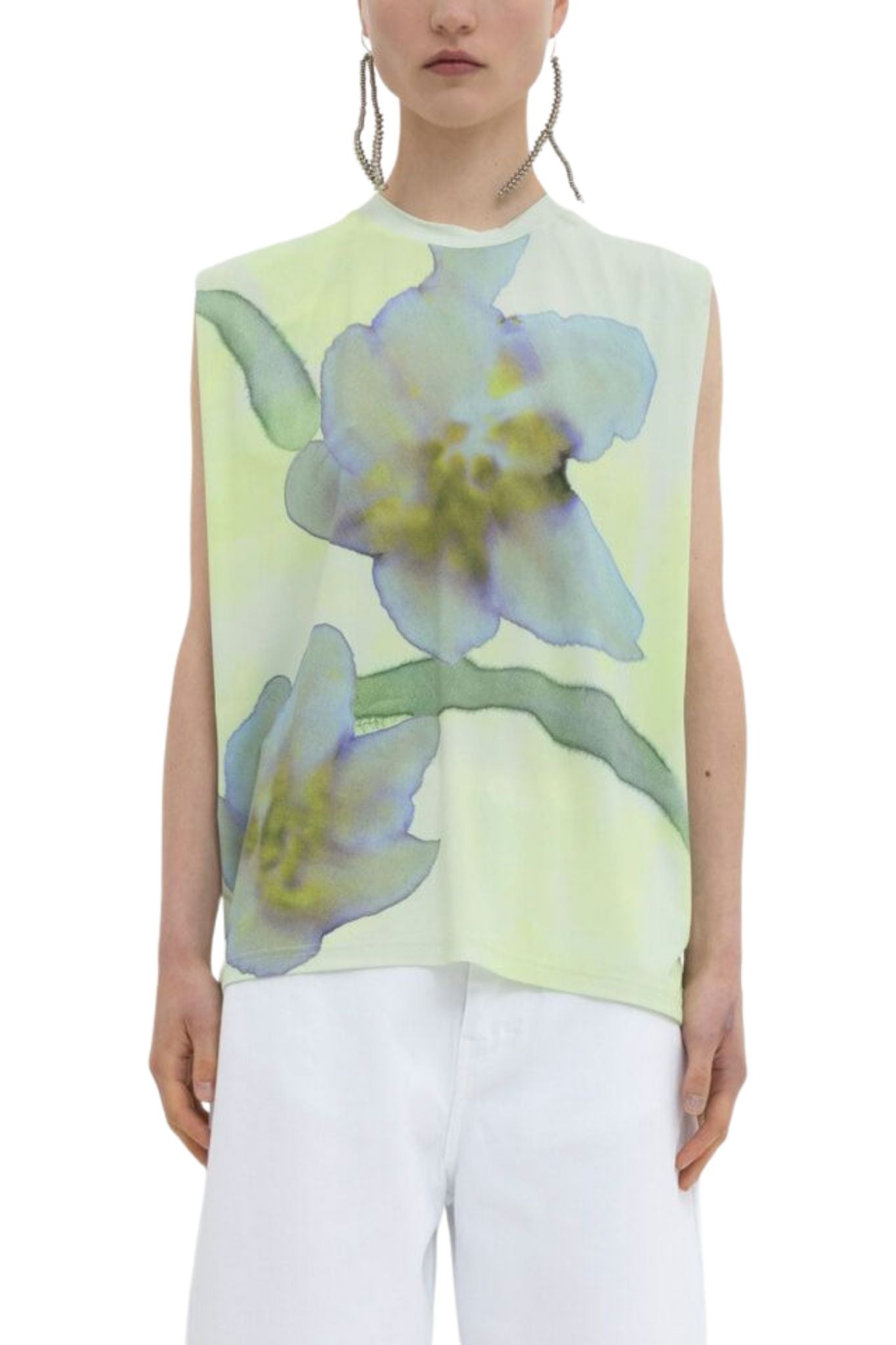 Christian Wijnants Tabansir Top - Vermillion