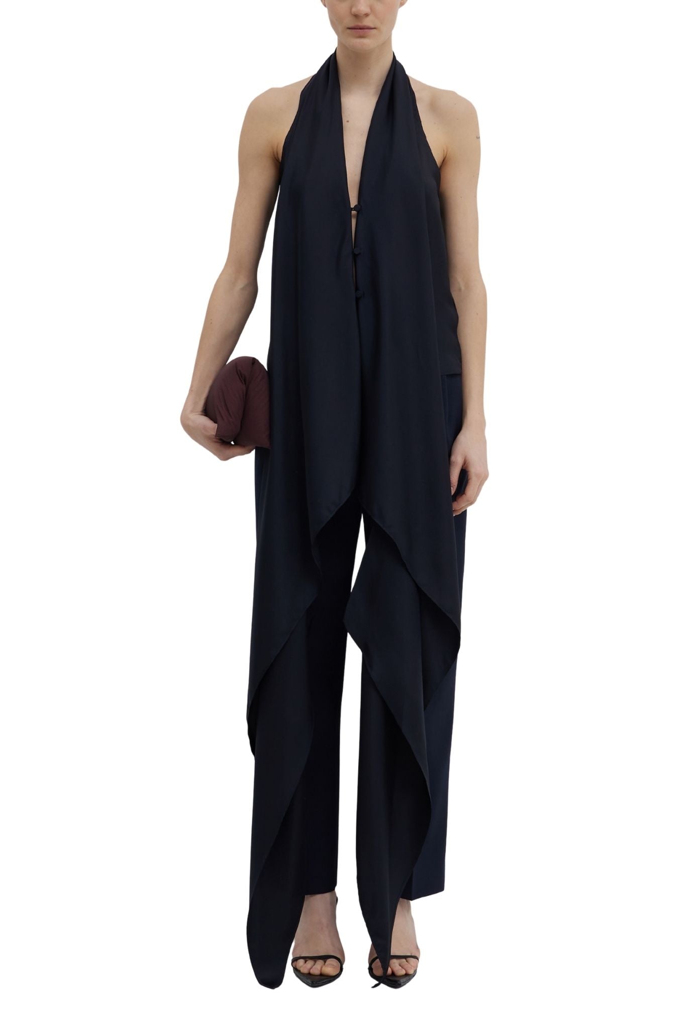 Christian Wijnants Trini Top - Vermillion