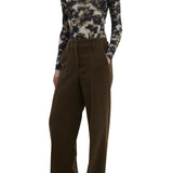 Christian Wijnants Tugal Top - Vermillion