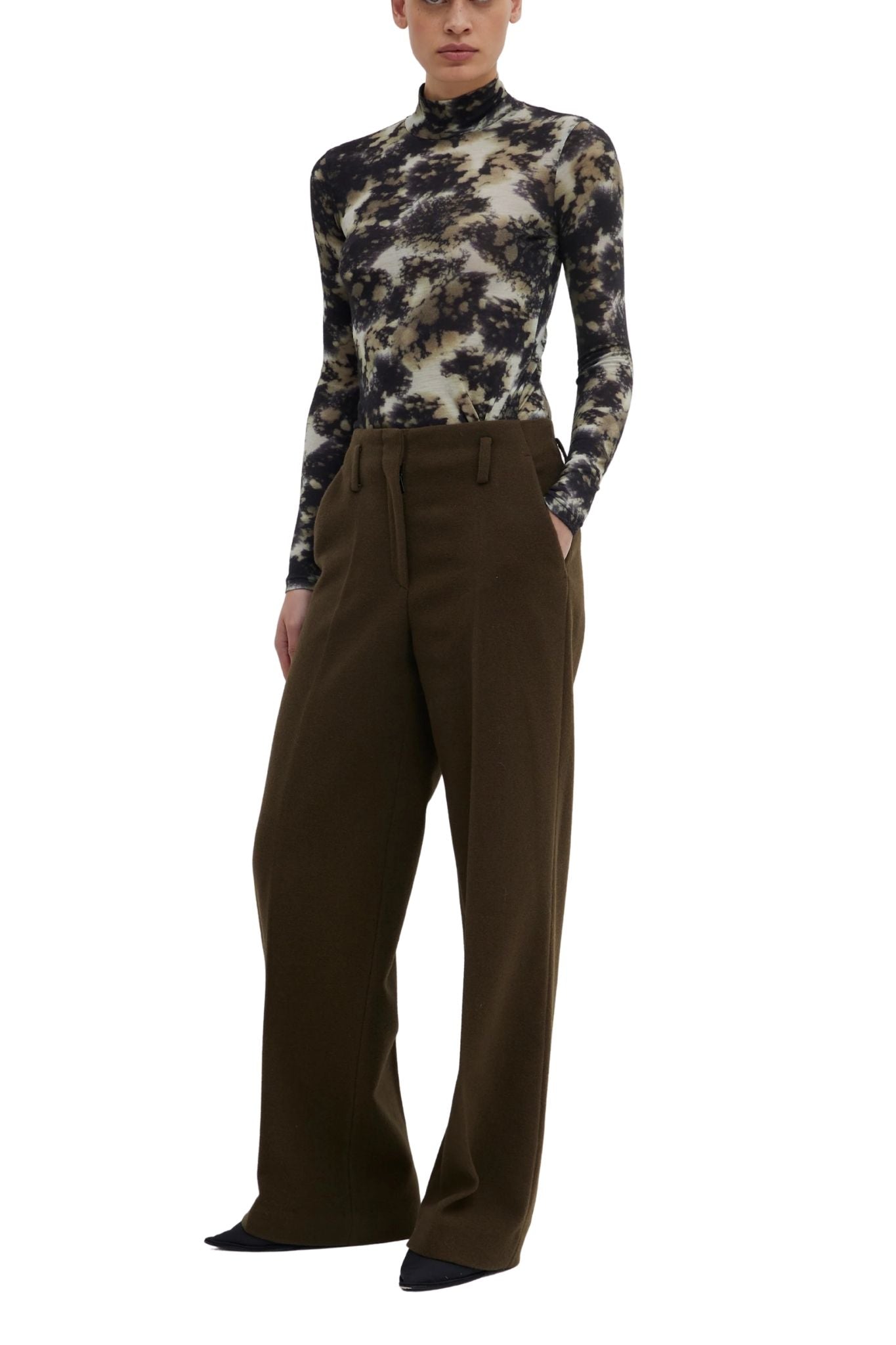 Christian Wijnants Tugal Top - Vermillion