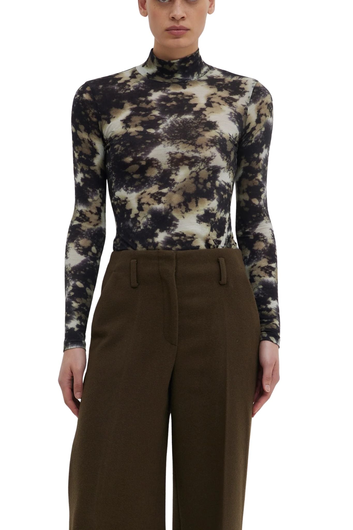 Christian Wijnants Tugal Top - Vermillion