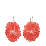 Lizzie Fortunato New Bloom Earrings in Poinsettia