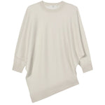 CO Asymmetrical Short Sleeve Knit - Vermillion