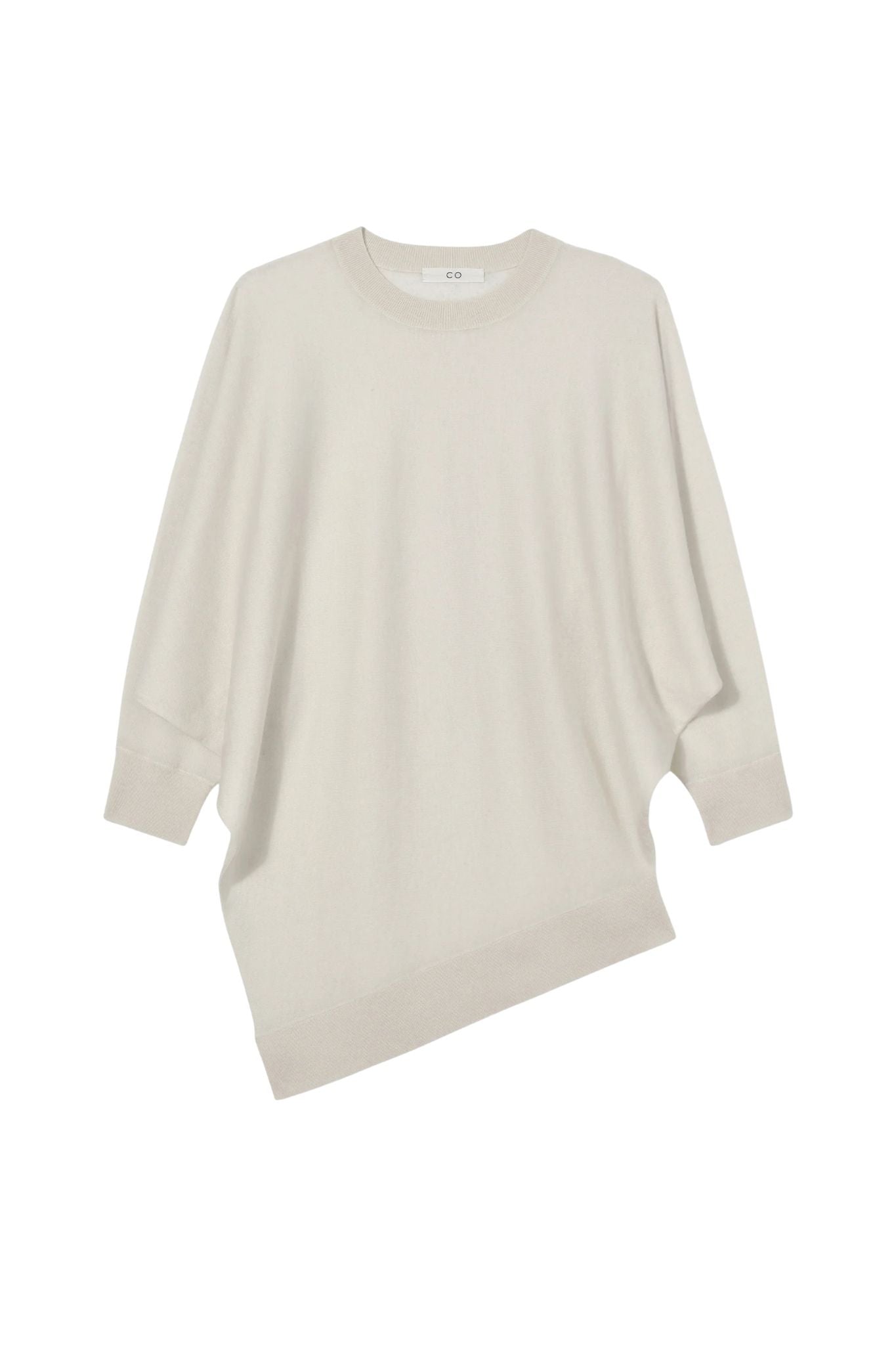 CO Asymmetrical Short Sleeve Knit - Vermillion