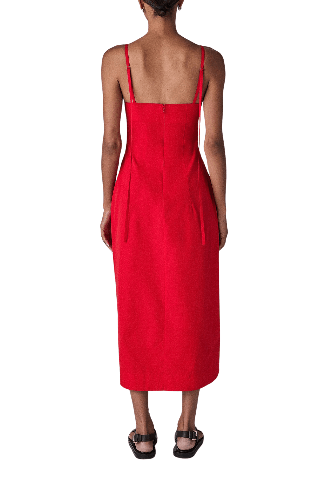 CO Bustier Cut Dress - Vermillion