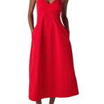 CO Bustier Cut Dress - Vermillion