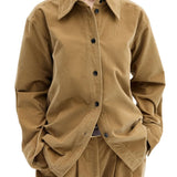 CO Corduroy Overshirt - Vermillion