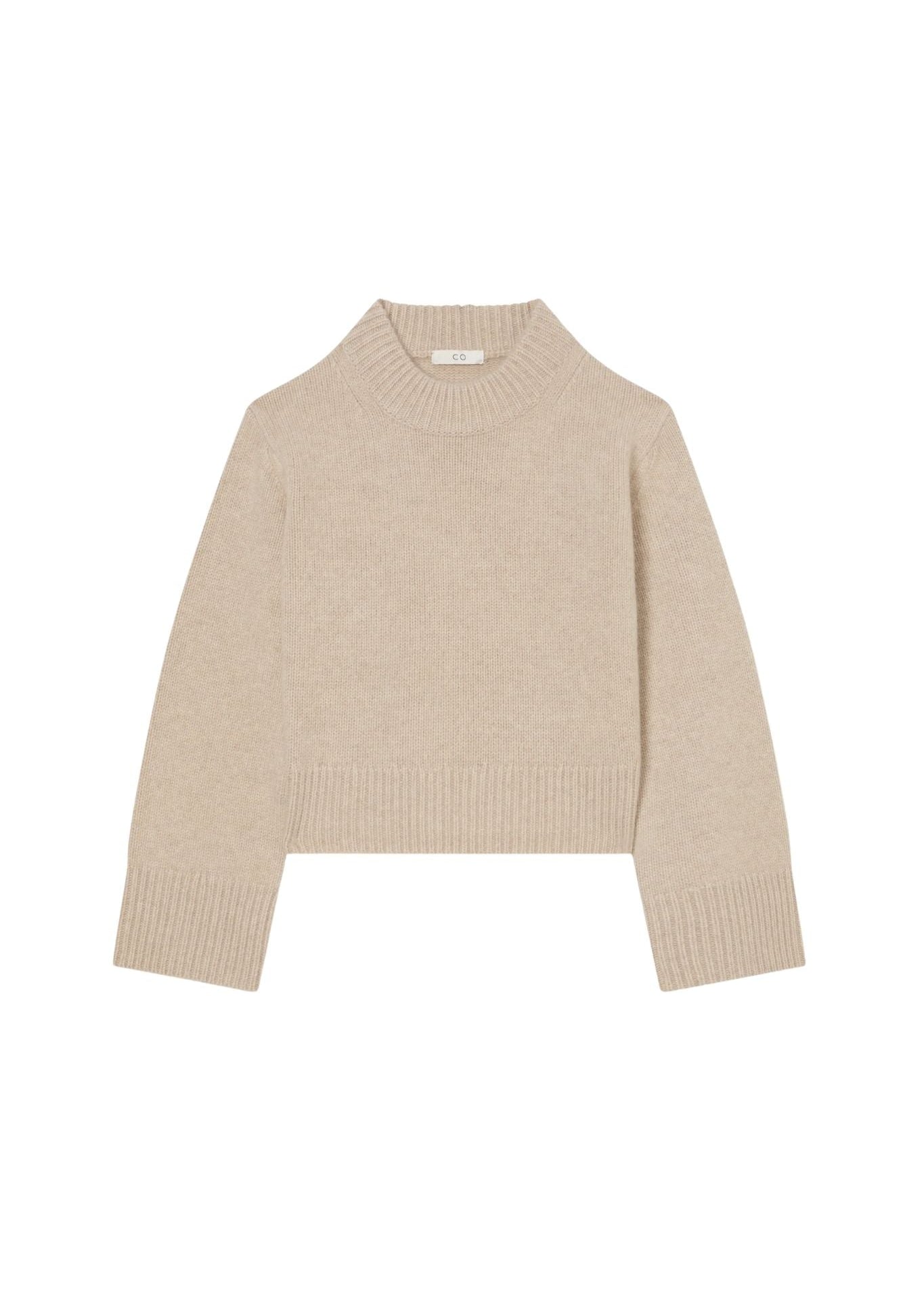 CO Cropped Oversized Sweater - Vermillion