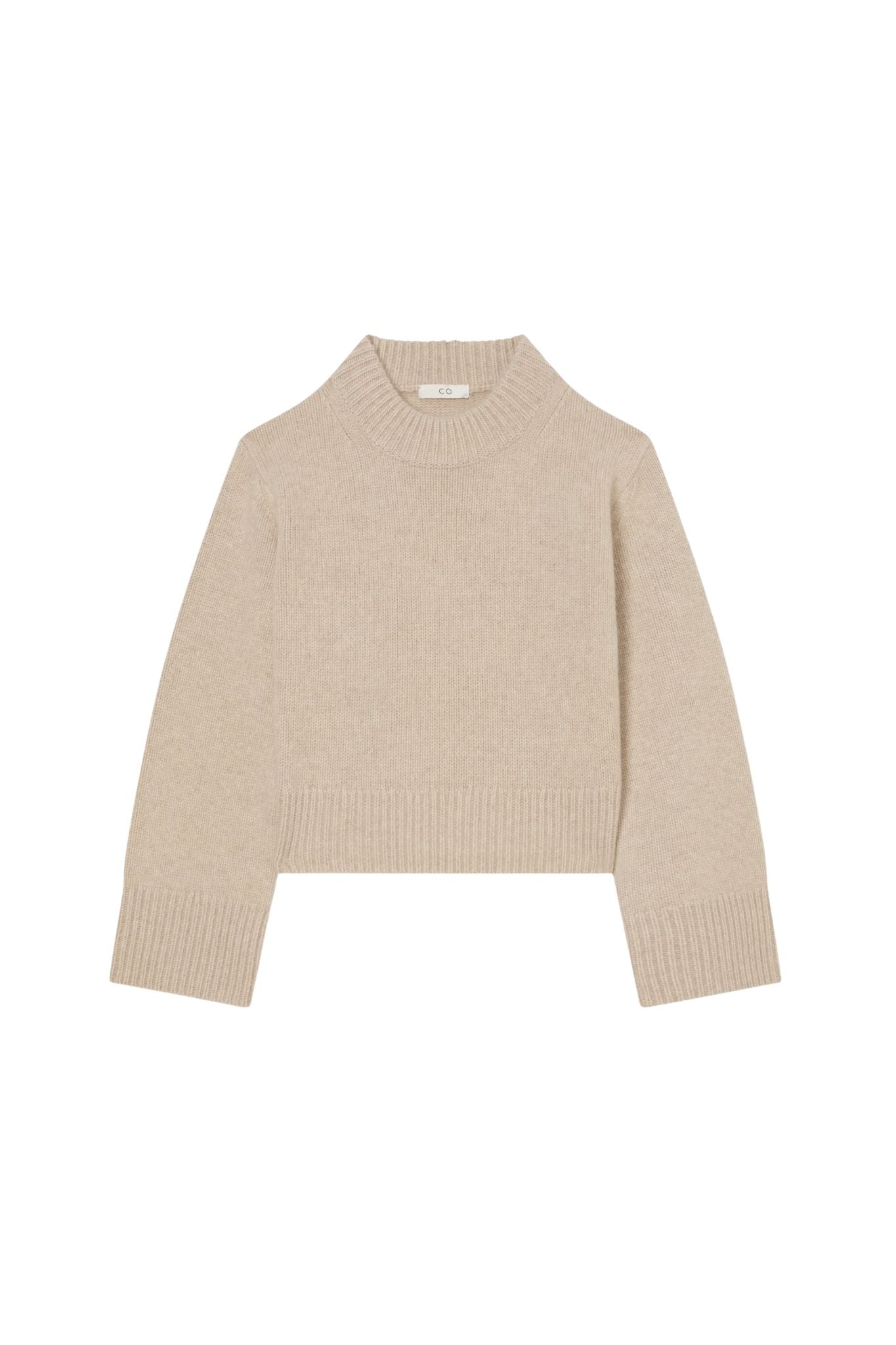 CO Cropped Oversized Sweater - Vermillion