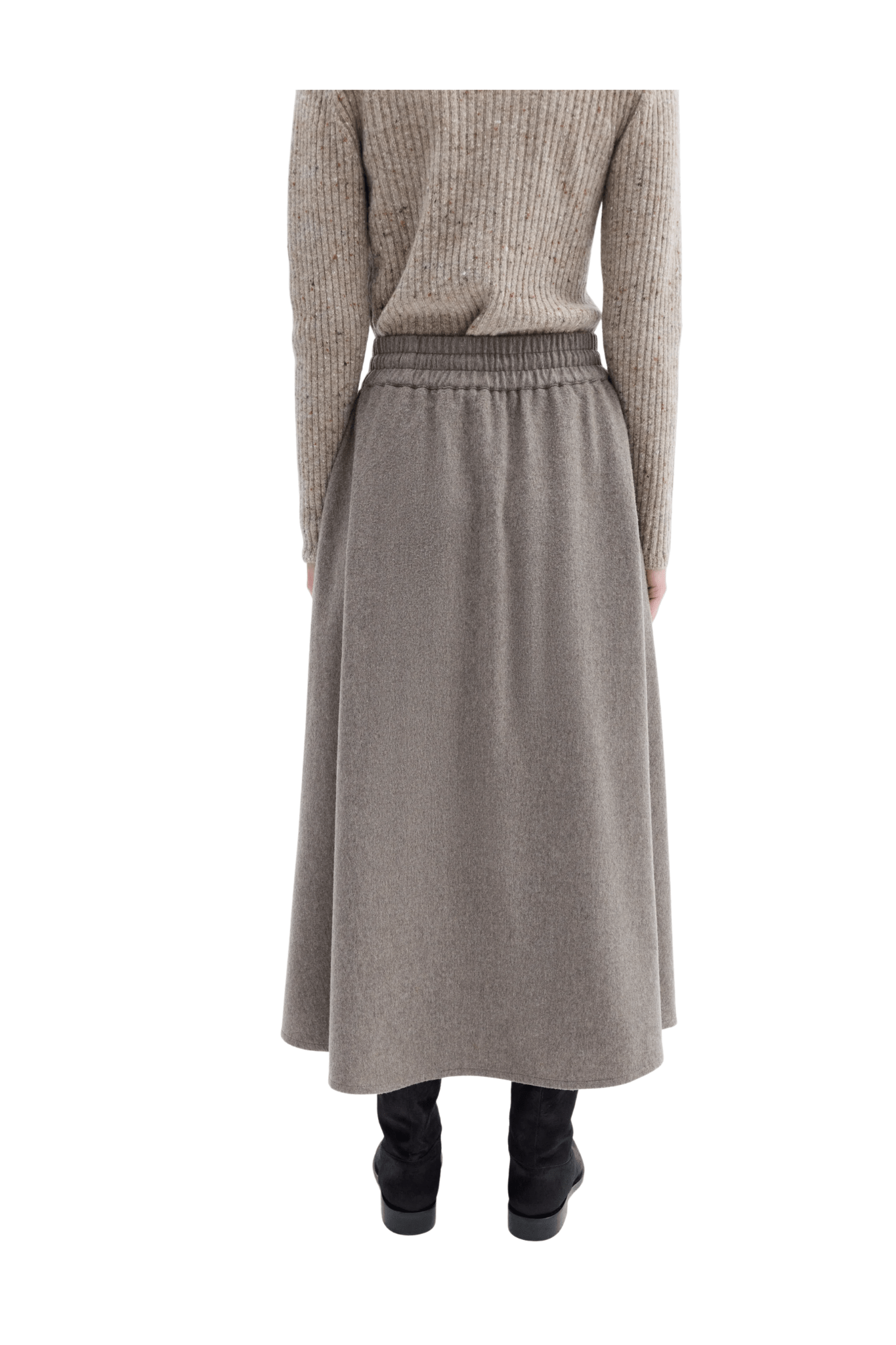 CO Elastic Waist Skirt - Vermillion