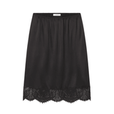 CO Elastic WB Lace Slip Skirt - Vermillion