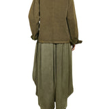 CO Elasticated Waist Gathered Pant - Vermillion