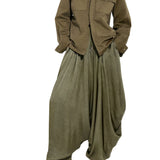 CO Elasticated Waist Gathered Pant - Vermillion