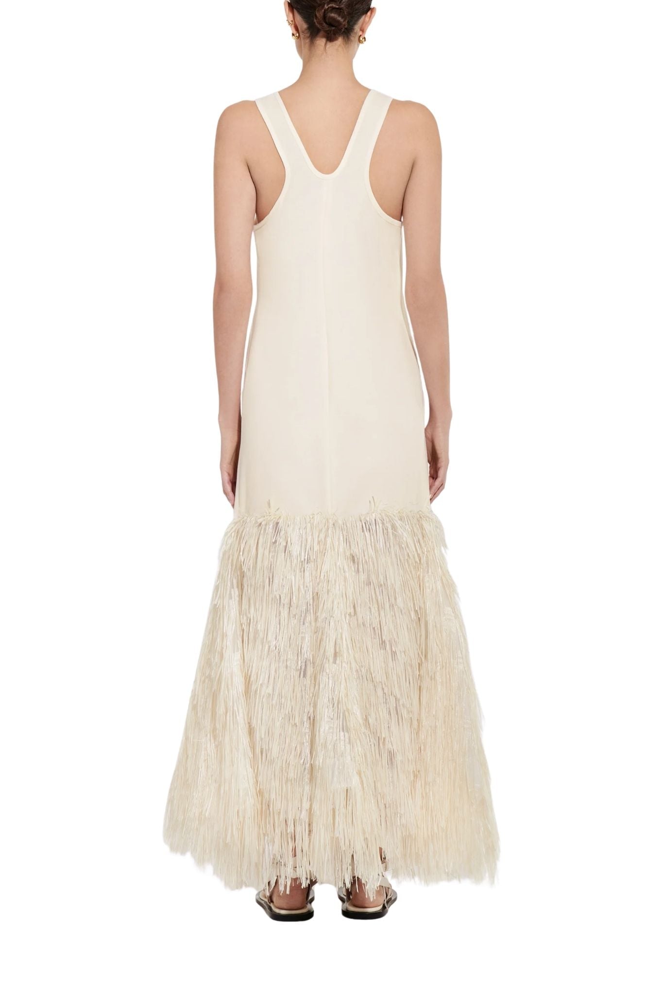 CO Fringe Dress - Vermillion