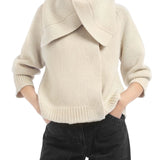 CO Funnel Neck Cardigan - Vermillion