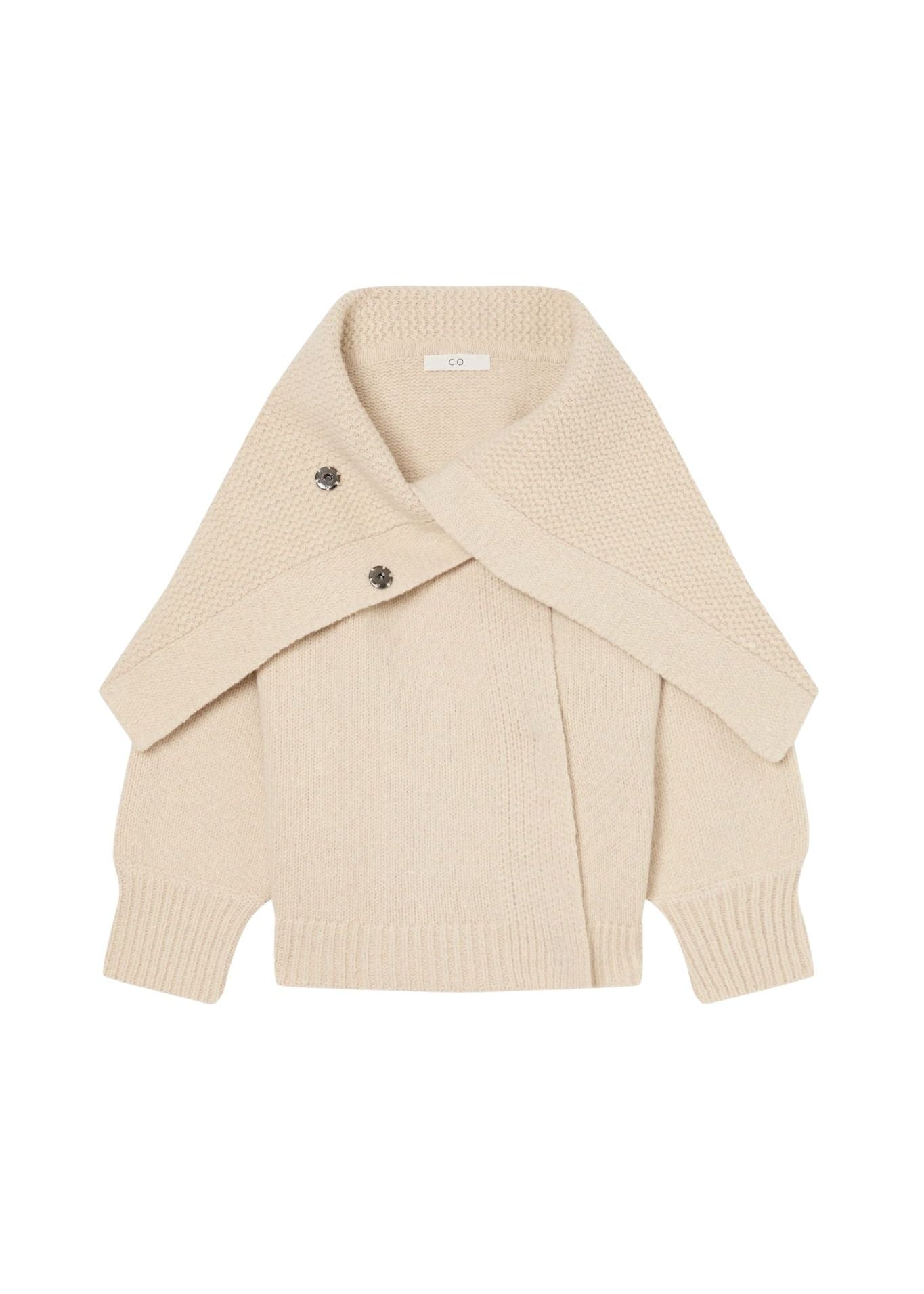 CO Funnel Neck Cardigan - Vermillion