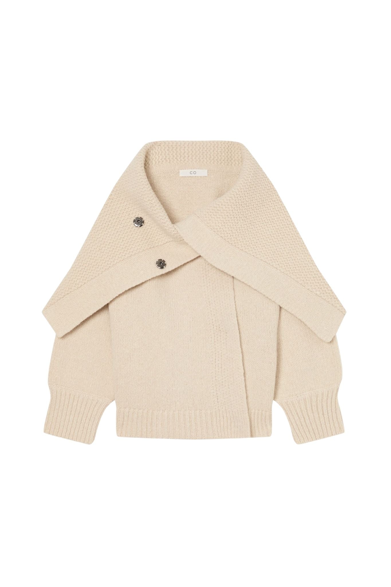 CO Funnel Neck Cardigan - Vermillion