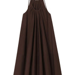 CO Gathered Maxi Dress - Vermillion