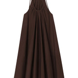 CO Gathered Maxi Dress - Vermillion