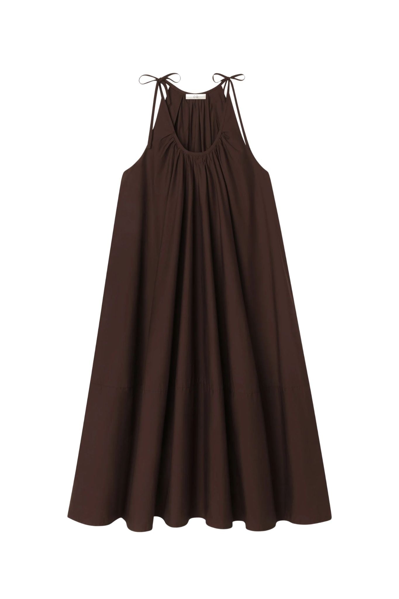 CO Gathered Maxi Dress - Vermillion