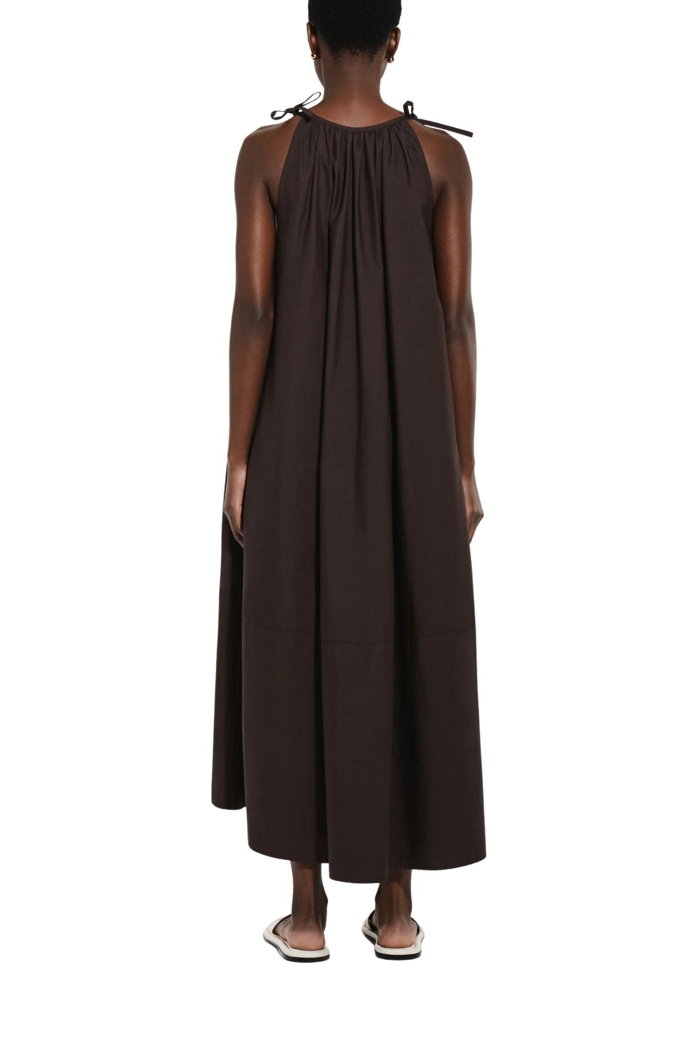 CO Gathered Maxi Dress - Vermillion