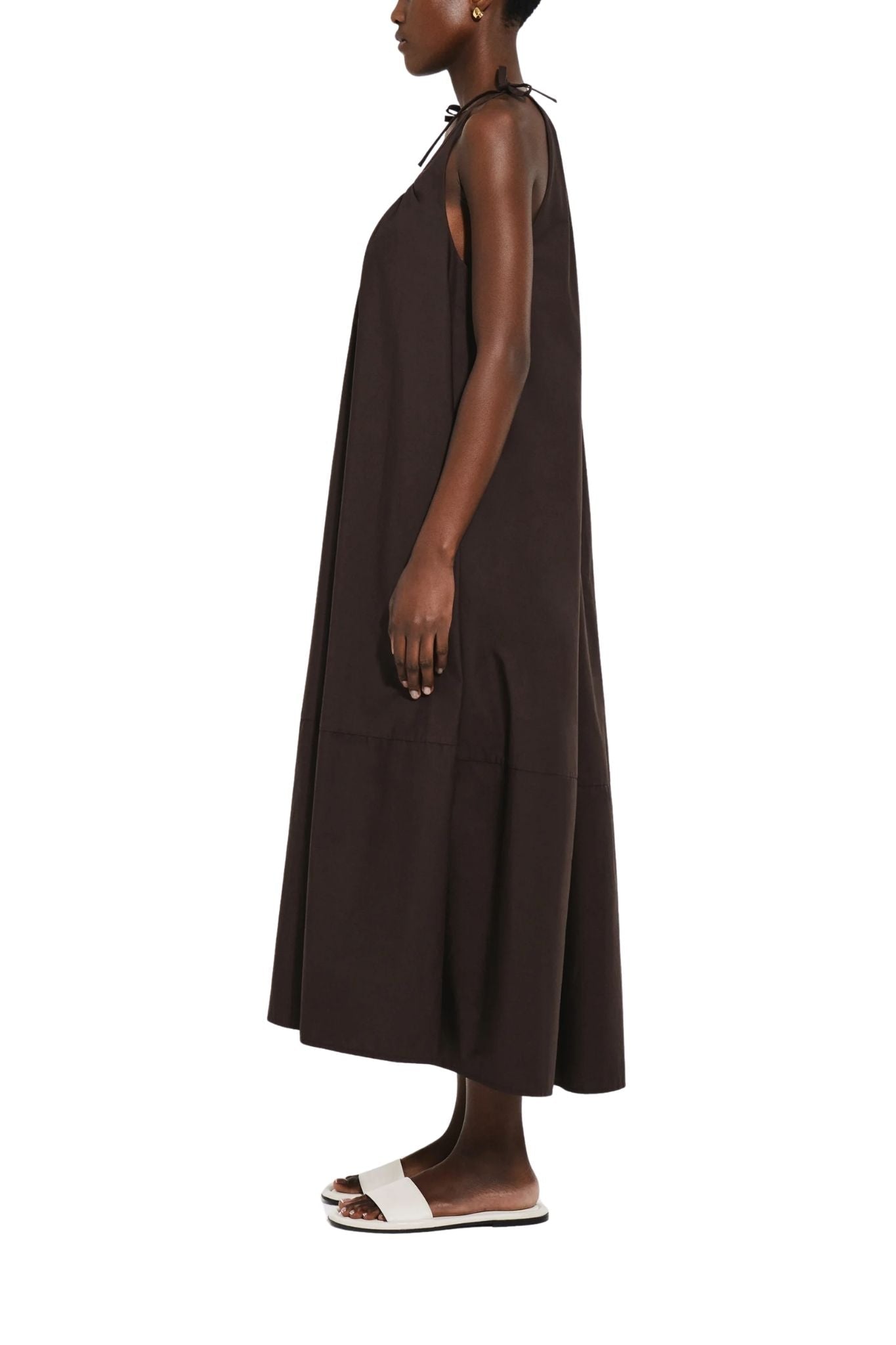 CO Gathered Maxi Dress - Vermillion