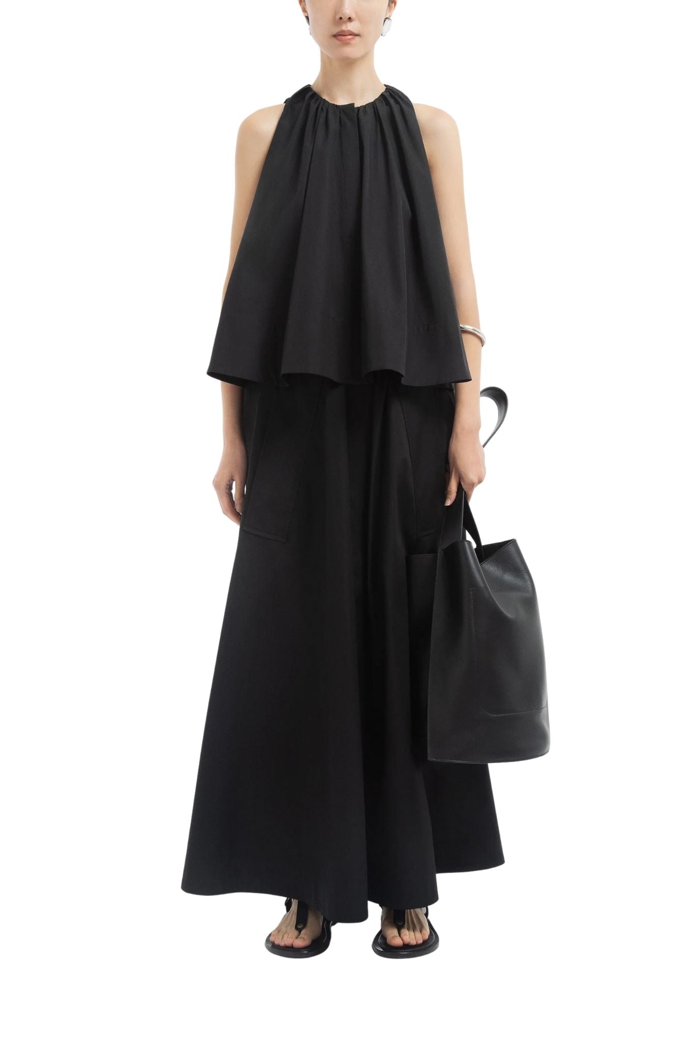 CO Gathered Tunic Shirt - Vermillion