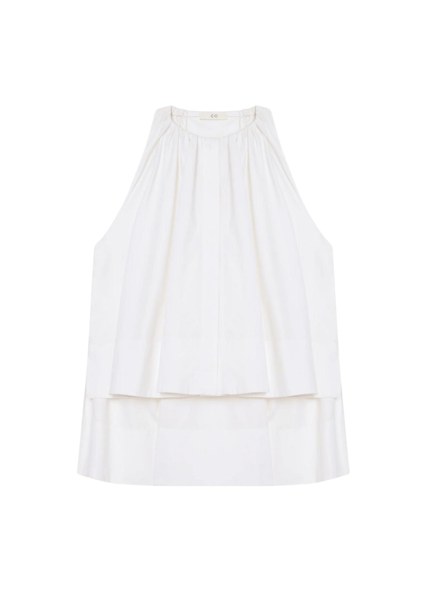 CO Gathered Tunic Shirt - Vermillion