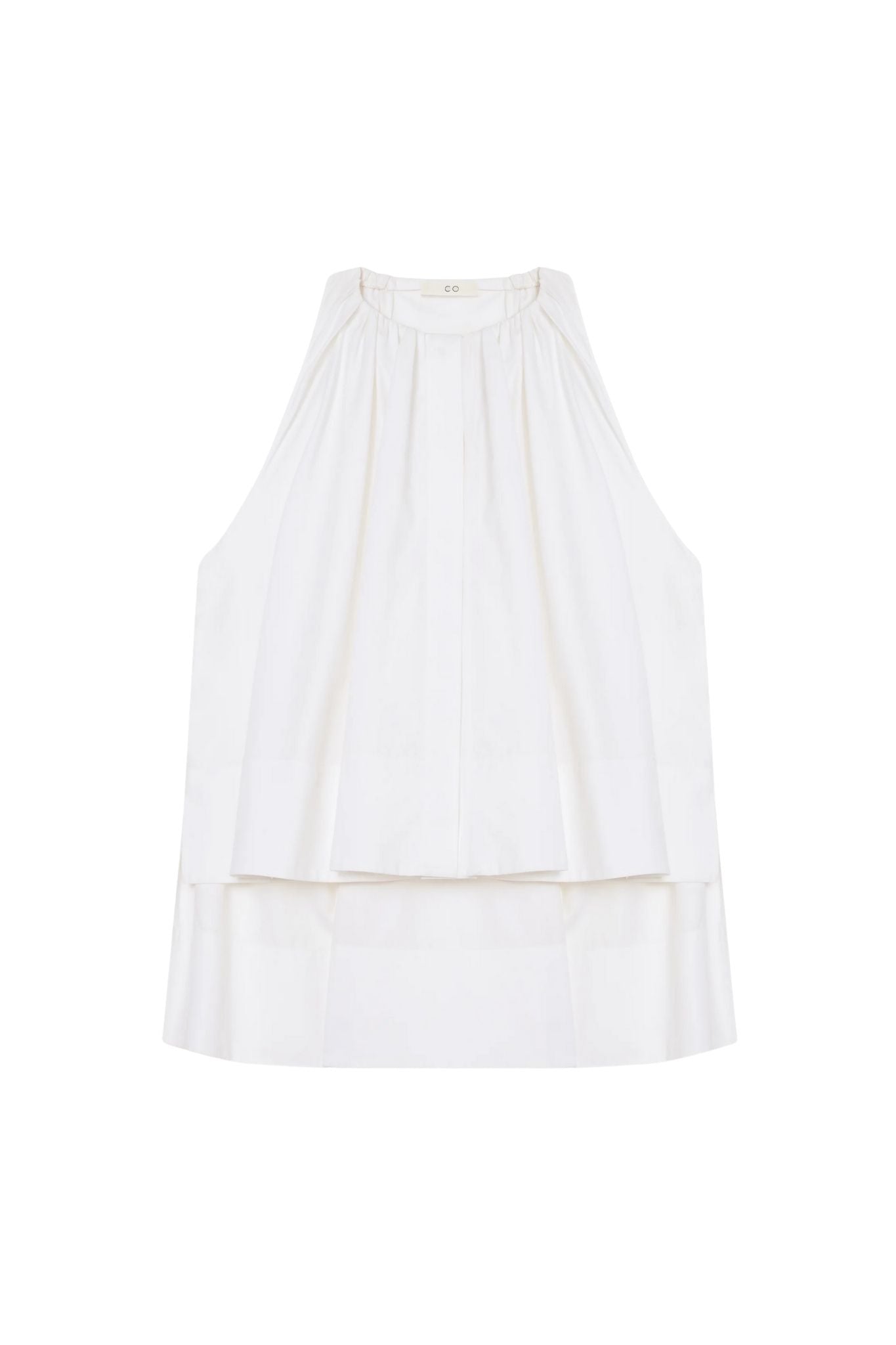 CO Gathered Tunic Shirt - Vermillion