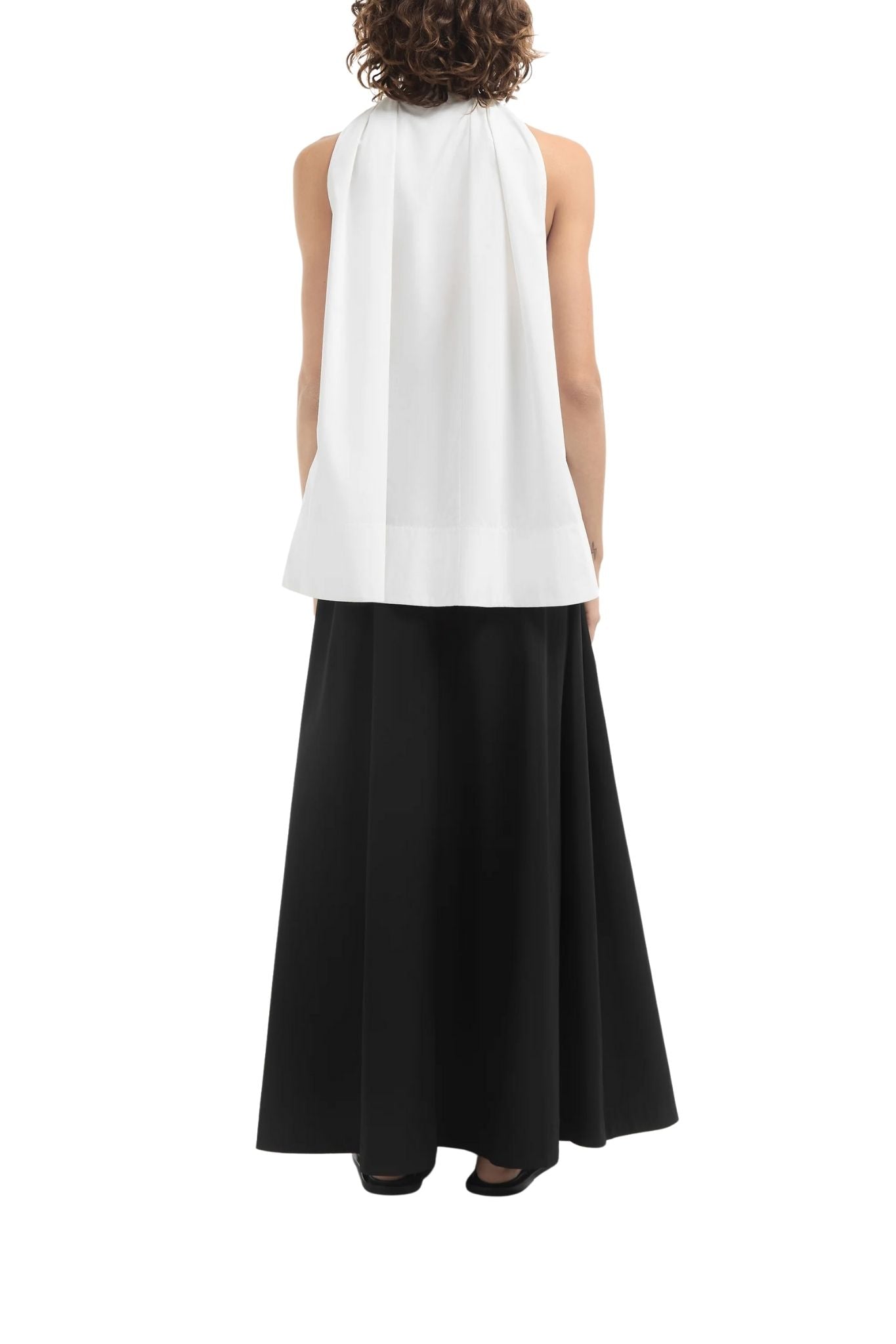 CO Gathered Tunic Shirt - Vermillion