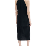 CO High Cowl Neck Top - Vermillion