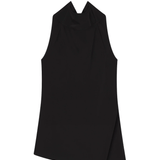 CO High Cowl Neck Top - Vermillion