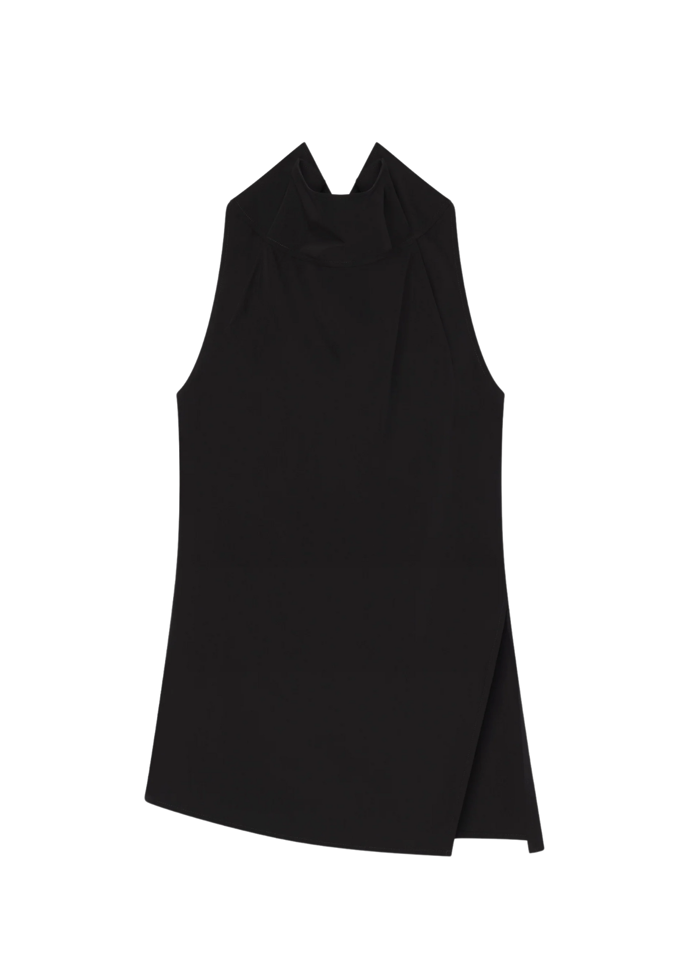 CO High Cowl Neck Top - Vermillion