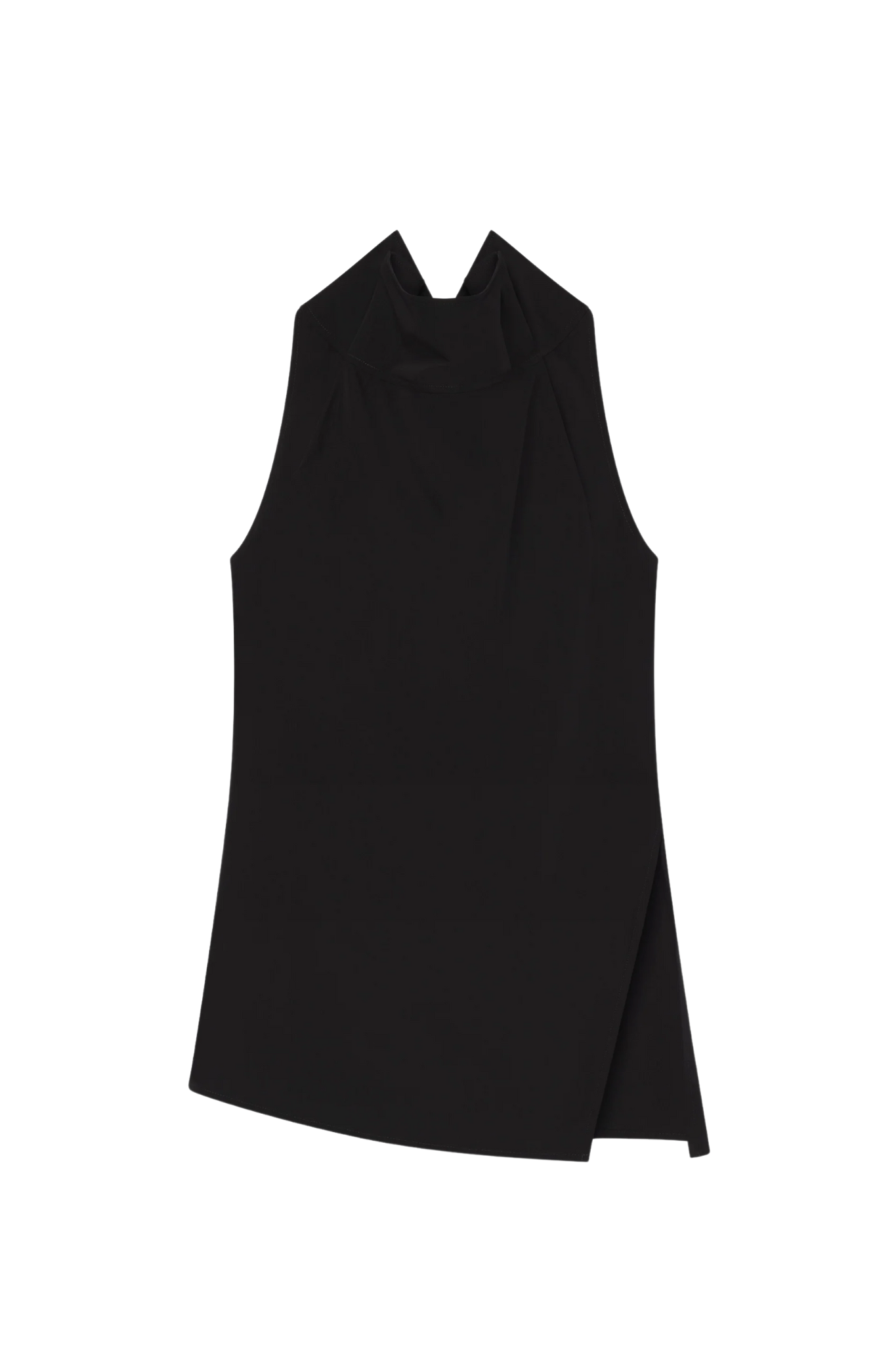 CO High Cowl Neck Top - Vermillion