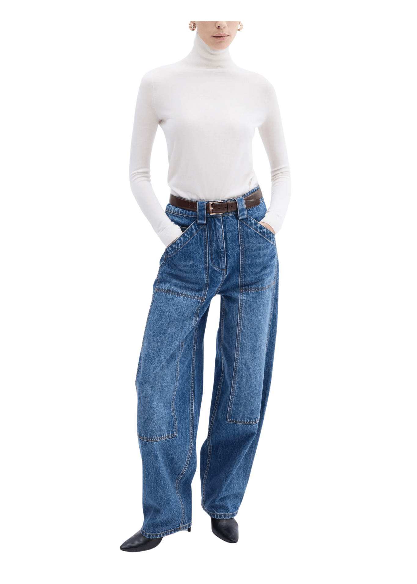 CO High Waist Balloon Pant - Vermillion