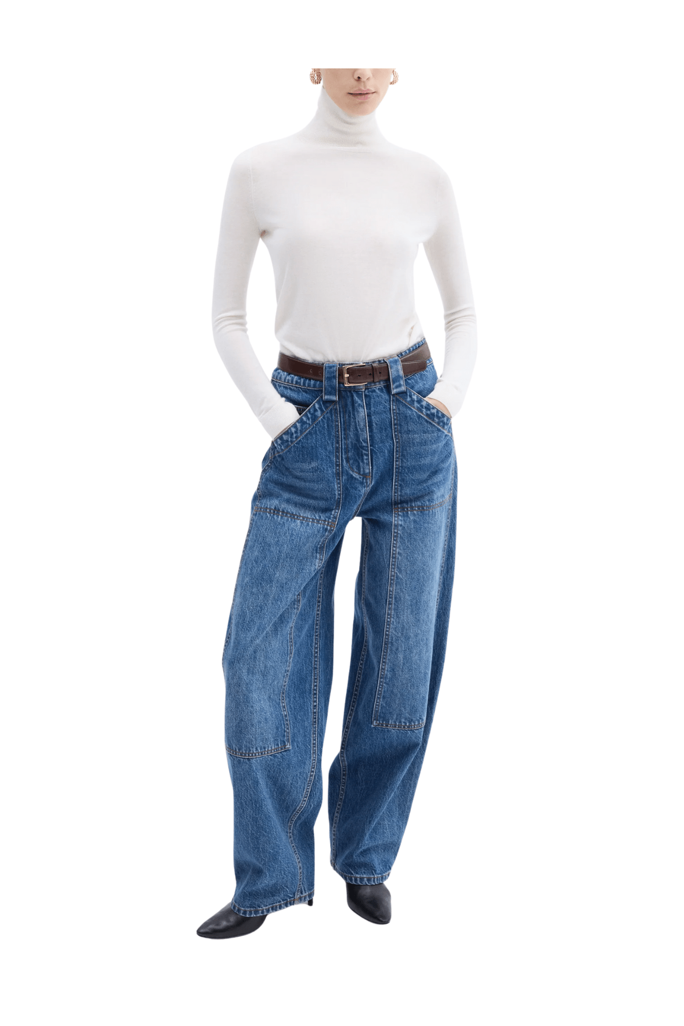 CO High Waist Balloon Pant - Vermillion