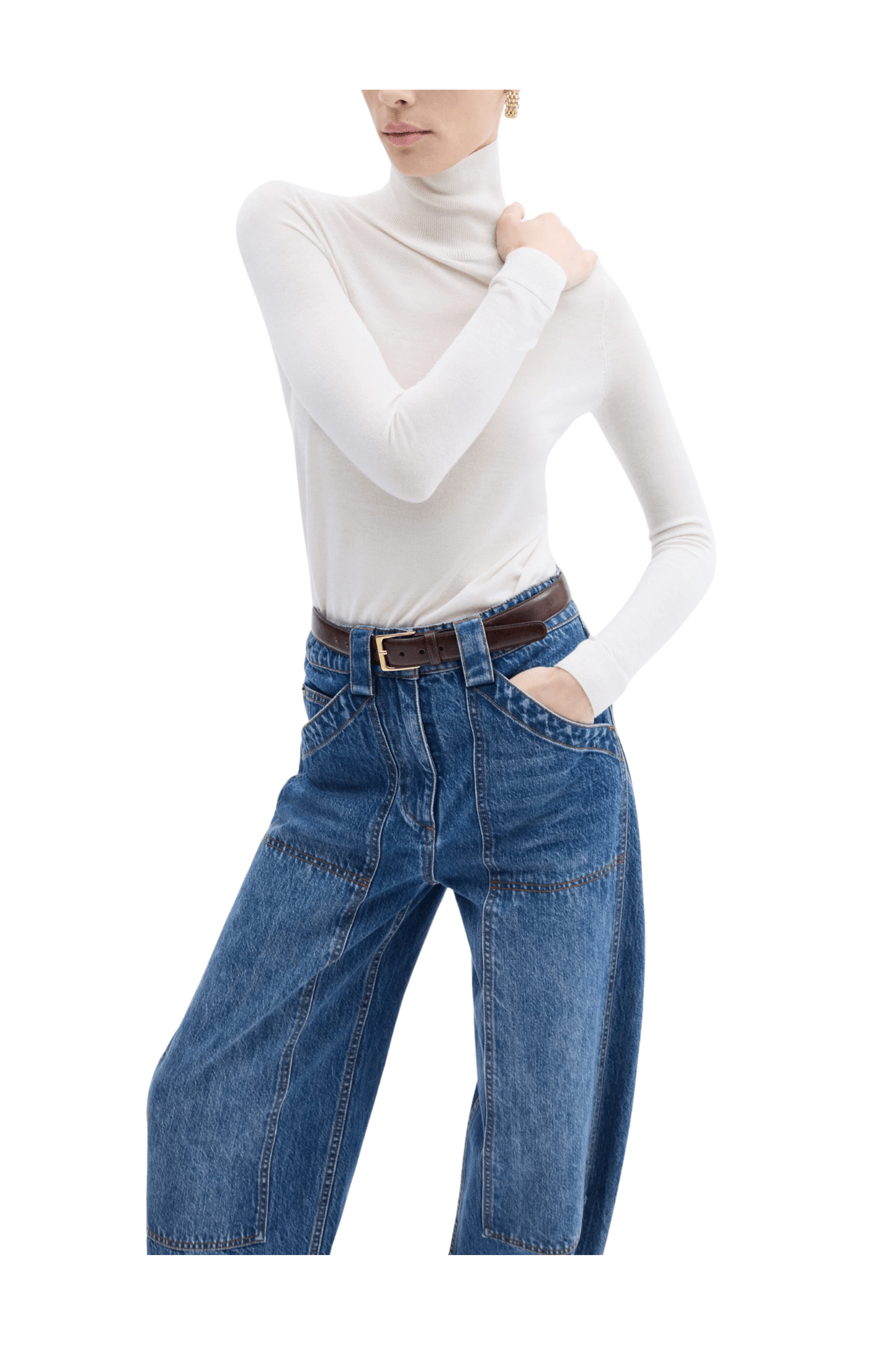 CO High Waist Balloon Pant - Vermillion