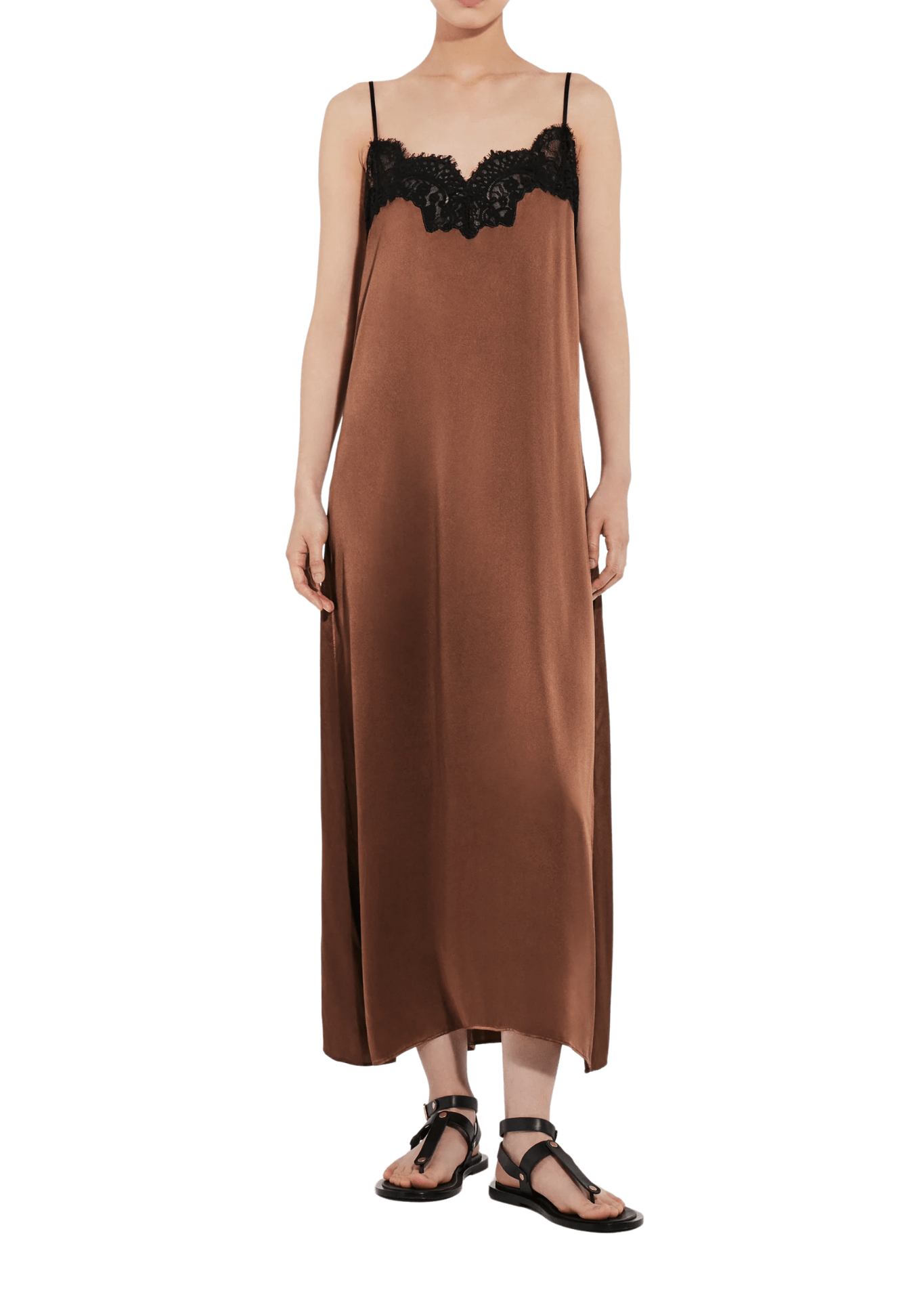 CO Lace Cami Dress - Vermillion