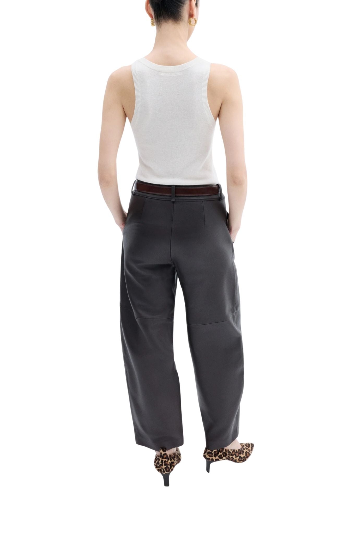 CO Leather Pant - Vermillion