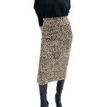 CO Leather Slip Skirt - Vermillion