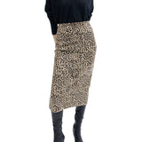 CO Leather Slip Skirt - Vermillion