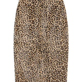 CO Leather Slip Skirt - Vermillion