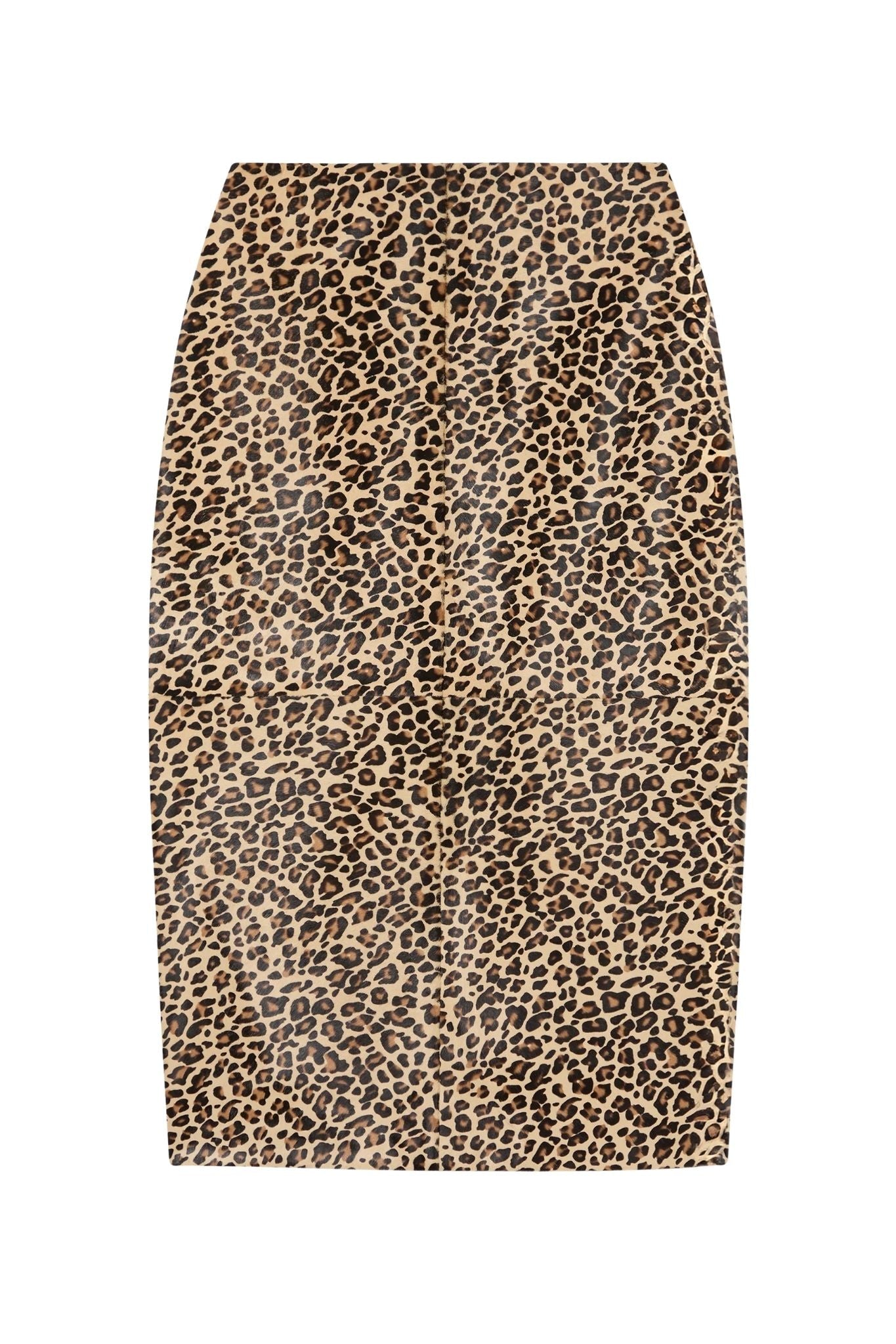 CO Leather Slip Skirt - Vermillion