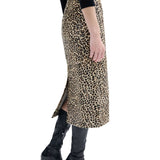 CO Leather Slip Skirt - Vermillion