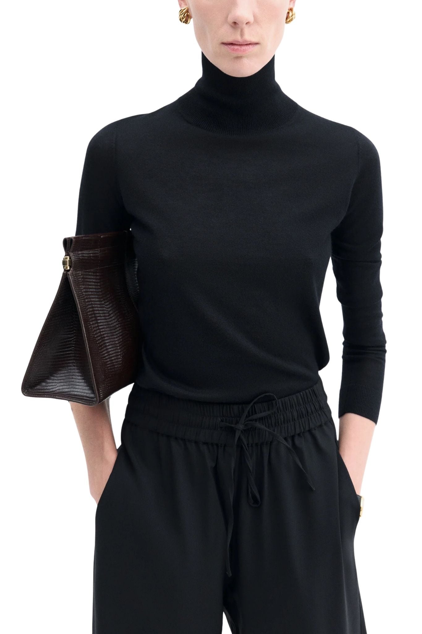 CO Long Sleeve Turtleneck - Vermillion