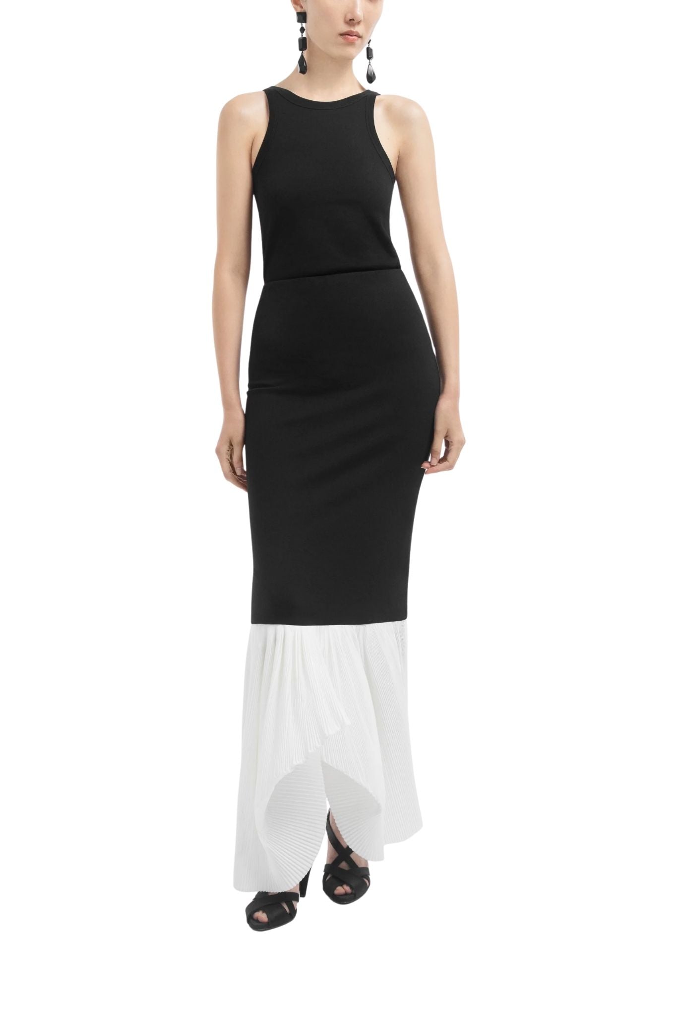 CO Peplum Skirt - Vermillion