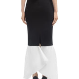 CO Peplum Skirt - Vermillion