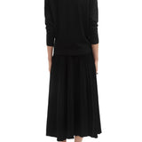 CO Pleated Elastic WB Skirt - Vermillion