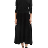 CO Pleated Elastic WB Skirt - Vermillion