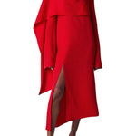 CO Scarf Dress - Vermillion